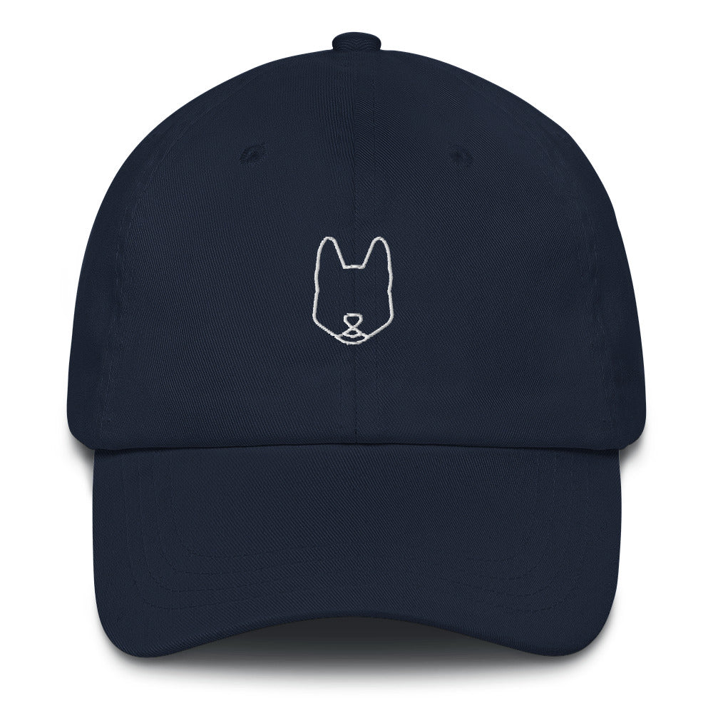 Husky Embroidered Baseball Hat