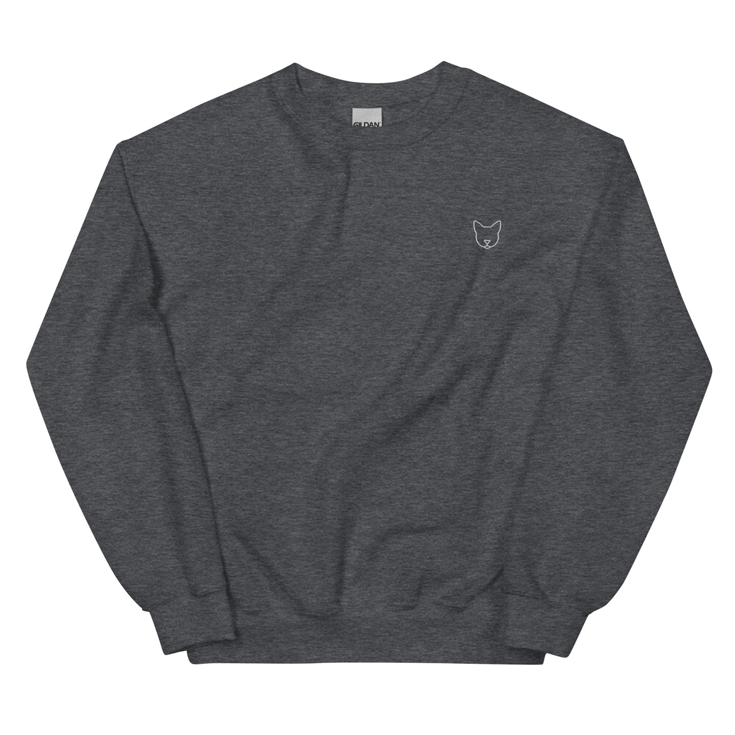 Cat Embroidered Sweatshirt